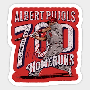 Albert Pujols St.Louis 700 Home Runs Wave Sticker